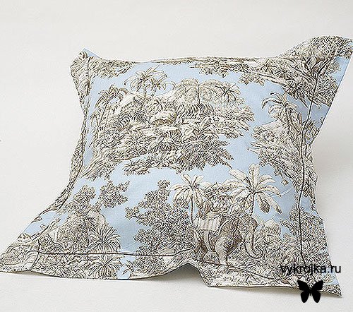 Выкройка оксфордской наволочки