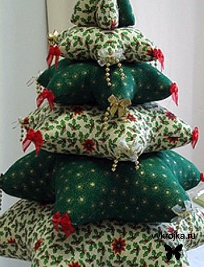 Выкройка новогодней елки