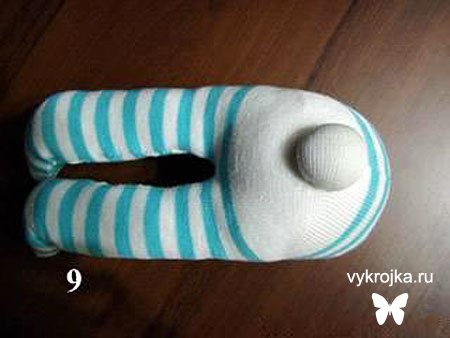 Заяц из носков