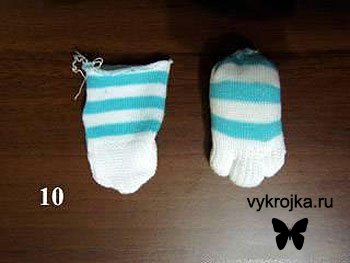 Заяц из носков