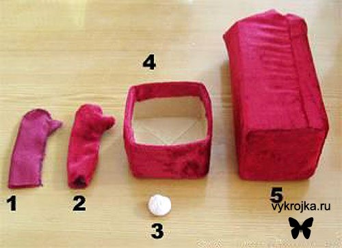 Подарочная новогодняя упаковка - Дед Мороз