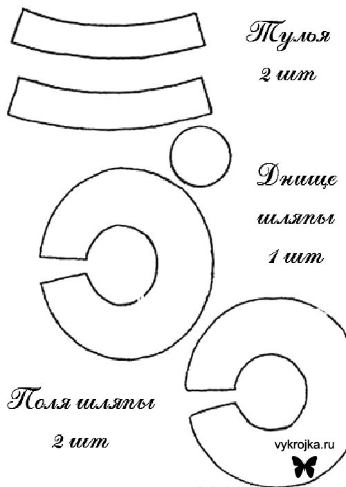 Шляпка для куклы Барби 